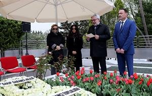 Mr. Sakıp Sabancı was commemorated in his graveyard